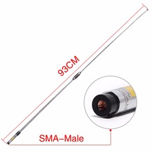 Abbree RH770 Telescopic Antenna SMA-Female/Male/BNC Dual Band 144/430MHz High Gain 20W For Baofeng TYT Icom Walkie Talkie 2024 - buy cheap