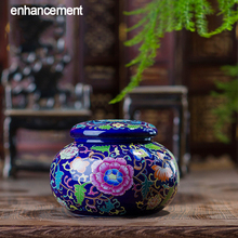 Jingdezhen recipiente pote de chá em cerâmica para chá, tanque selado portátil para armazenamento de alimentos e doces 2024 - compre barato