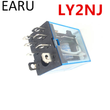 Free Shipping 1Pc LY2NJ HH62P HHC68A-2Z Electronic Micro Mini Electromagnetic Relay 10A 8PIN Coil DPDT DC12V,24V AC110V 220V Hot 2024 - buy cheap