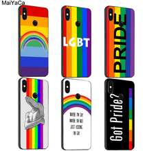 Funda arcoíris con bandera LGBT para Xiaomi Redmi Note 9 Pro, 9S, 8T, 8 Pro, 9C, 9A, Mi 10T Pro, Mi Note 10 Lite, POCO X3 2024 - compra barato