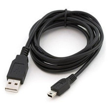 80/100 см черный кабель для передачи данных и зарядки, шнур-адаптер USB 2,0 A, штекер на Mini 5 Pin B, лучший 2024 - купить недорого