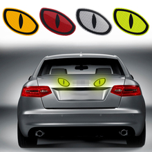 2 PCS car personality eye reflective stickers security warning stickers car modification cool PVC waterproof warning stickers 2024 - buy cheap