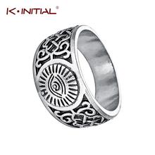 Модное кольцо Kinitial «все глаза», ювелирные изделия, крутой дизайн, женские кольца «Властелин, Бог, глаз», «все глаза», мужские кольца на палец для байкеров Вечерние 2024 - купить недорого