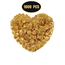 1000 pcs/lot Gold Artificial Silk Rose Petals Table Confetti Decoration Wedding Flower Party Aisle Decor Tabl Scatters Confett 2024 - buy cheap