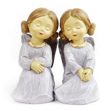 Fairy Garden Angel Home Decoration Girl Figurines Ornaments Sculptures 2 Pieces/set ElimElim 2024 - buy cheap
