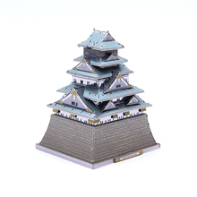 Multicolored Japan Osaka Castle Architectural Building DIY laser cutting Jigsaw puzzle model 3D Nano Puzzle Toys for adult Gift 2024 - buy cheap