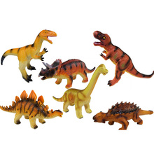 Figuras de acción de goma suave para niños, juguetes coleccionables de simulación de dinosaurio, Animal de juguete con sonido 2024 - compra barato