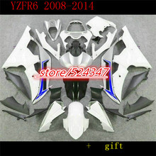 Kit de carenagem para motocicletas, acessórios e peças brancas para motocicletas yzfr6 08 09 10 11 12 13 14 yzf r6 2008 2012 yzf600 2024 - compre barato