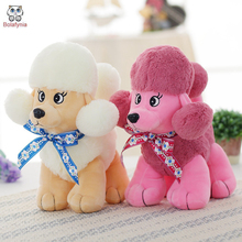 Juguetes de peluche para niños, canino, bebé, regalo de cumpleaños de Navidad, mascota de peluche 2024 - compra barato