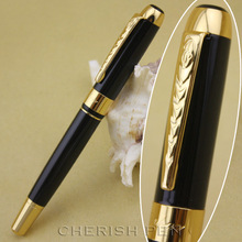 Лидер продаж JINHAO 250 высокое качество гладкий черный и золотой зажим Шариковая/металлическая/роликовая Шариковая ручка Бесплатная доставка ручки 2024 - купить недорого