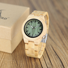BOBO BIRD V-P12 Original Bamboo Women Wristwatch Classic Folding Clasp Quartz Movement Wrist Watch Ladies' Clock 2024 - buy cheap
