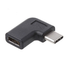 90 градусов правый угол USB 3,1 Тип C папа к женскому USBC конвертер адаптер 10166 2022 - купить недорого
