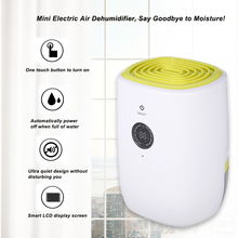 Desumidificador elétrico para uso doméstico, 800ml, com tela lcd, ultra silencioso, absorve umidade, purificador de ar, secador de umidade 2024 - compre barato