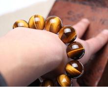 5A Yellow Tiger Eye Stone Bracelet Natural Stone Lucky Men and Women Red Crystal Eyes 2024 - buy cheap