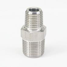 Adaptador de conector de tubería de acero inoxidable 1/4, accesorio con rosca macho BSPT de 3/8 "a 304", presión máxima de 2,5 Mpa 2024 - compra barato