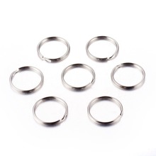 Anel de platina com divisão de ferro, anel para fazer joias diy de 15mm 20mm 25mm 30mm, cerca de 2mm com 1000 peças 2024 - compre barato