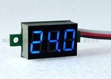 Wholesale 2PCS  Digital Voltmeter Blue  LED Voltage Meter DC0~40V 0.36 inch  three Wires Mini Volt Meter amf#0107 2024 - buy cheap