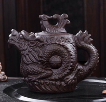Tea Set Authentic Teasets 470ML Yixing Teapot Dragon& Phoenix Tea Pot, Purple Clay Teapot Yixing Tea Sets Tea Kettle 2024 - buy cheap