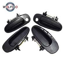 WOLFIGO Outside Door Handle Front Rear Left Right 6922012160 69220-12170 69240-12140 For Geo Prizm Toyota Corolla 1993-1997 2024 - buy cheap