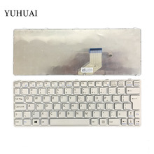 Nuevo teclado de portátil UI para SONY Vaio SVE1112M1EB SVE1112M1EP SVE1112M1EW SVE1112M1RB SVE1112M1RP SVE1112M1RW blanco (con Marco) 2024 - compra barato