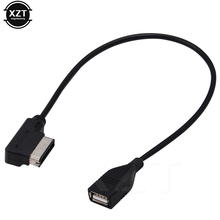 USB AUX Cable Music MDI MMI AMI to USB Female Interface Audio AUX Adapter Data Wire For AUDI A3 A4 A5 A6 Q5 For VW MK5 2024 - купить недорого