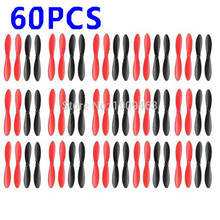 60Pcs Propellers For Hubsan X4 Quadcopter H107 H107L H107C-A35 H107D X4 Quadcopter Propellers H107-A02 2024 - buy cheap