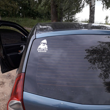 14*9 cm bebé coche fresco reflectante Pegatinas de advertencia para Volvo S40 S60 S80 XC60 XC90 V40 V60 C30 XC70 2024 - compra barato