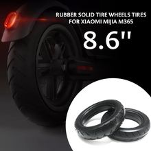 Новые 8,5 ''цельнолитые резиновые шины колеса для Xiaomi Mijia M365 электрический скутер 81/2*2 шины утолщенные противоскользящие колеса шины запчасти 1 шт 2024 - купить недорого