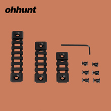Ohhunt-conjuntos de montagens de trilho picatinny, conjunto de 3 peças com 5 espaços para montagem de handguard 2024 - compre barato