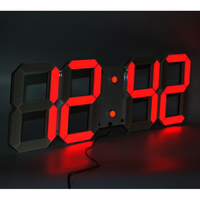 Large Display led wall clock with remote control countdown/up timer clock with temperature date 6'' high led digits high visible 2024 - buy cheap