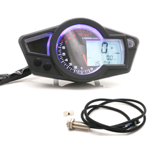 Velocímetro Universal para motocicleta, odómetro, tacómetro con Cable de Sensor, medidor de combustible para Scooter, instrumento Retro, CC de 12V 2024 - compra barato