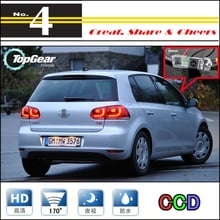 Автомобильная камера для Volkswagen VW Golf4 Golf 4 Golf5 Golf 5 Golf6 Golf 6, водонепроницаемая камера заднего вида для PAL | Разъем RCA 2024 - купить недорого