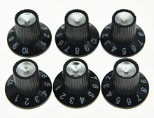 Kaish pacote de 12 botões de amplificador, botão de amplificador, preto, de prata, com contorno 2024 - compre barato