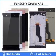 Pantalla táctil LCD para SONY Xperia XA1, repuesto de marco, G3116, G3121, G3123, G3125, G3112, montaje de digitalizador de 5,0 pulgadas 2024 - compra barato