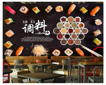 beibehang Modern thick three-dimensional wallpaper 3D stereo spice barbecue hot pot restaurant background wall papers home decor 2024 - buy cheap