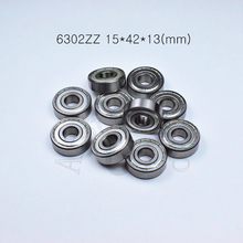 Bearing 1pcs 6302ZZ 15*42*13(mm) free shipping chrome steel Metal Sealed High speed Mechanical equipment parts 2024 - buy cheap