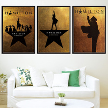 American Hamilton Musical Art Wall Picture Canvas Painting for Living Room Home Decoration Posters and Prints 2024 - buy cheap