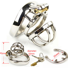 NEW 304 Stainless Steel Chastity Device For Men Cock Belt Penis Cage Cock Ring Sleeve Male Chastity Device BDSM Sex Toys For Men 2024 - buy cheap