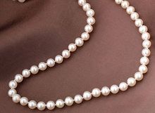 Encantador collar de perlas rosas de 18 "8-9mm genuinas del Mar del Sur 2024 - compra barato