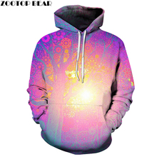 Sun Tree Printed Hoodies Men Women Sweatshirts Fashion 3D Pullover Hooded Casual Tracksuits Brand Coats Novelty Outwear Brand 2024 - buy cheap