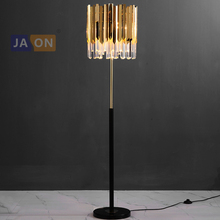 led e14 Postmodern Stainless Steel Crystal Marble Golden Black LED Lamp LED Light LED Floor Lamp Floor Light For Bedroom 2024 - buy cheap