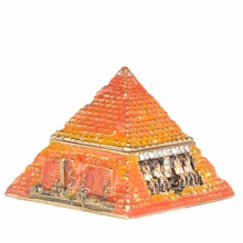 Berloque pirâmide egípcia caixa egípcia turista lembranças presente joias recipiente 2024 - compre barato