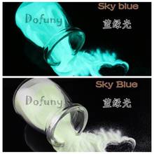 500g/bag Sky Blue Wholesale Luminous Glitter powder phosphor powder Nail Glitter Glow in Dark Powder Paint  Nail Polish Pigment 2024 - buy cheap