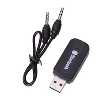 3.5mm Stereo Audio Music Speaker Receiver Adapter Dongle USB Bluetooth-compatible Wireless With 3.5mm Audio Cable New Promotion 2024 - buy cheap