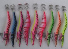 50 unids squid jig ropa warpped pesca lure4.5 # ( muchos colores mezclados ) 2024 - compra barato