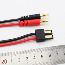 200 Pcs /Lot Hot Selling 4.0mm Banana Plug To TRX Male High Performance Connector Adaptor Cable 14cm For RC Part Solar 2024 - buy cheap