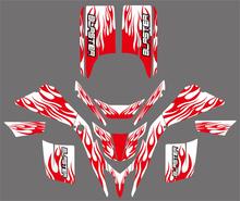 Team Graphic Background Decal And Sticker For Yamaha Blaster YFS200 YFS 200 ATV 1988-2000 2001 2002 2003 2004 2005 2006 2024 - buy cheap