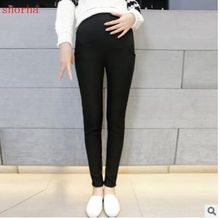 Women clothing maternity clothes winter Pregnant women plus trousers thickened with velvet pregnant women trousers warm pants 2024 - buy cheap