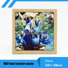 MDF Jigsaw Photo Frame, Thermal Transfer Puzzle, Personality DIY Photo Frame, 3MM Thick Wooden Puzzle 2024 - buy cheap