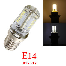 3X MINI Bombillas 7w 60LEDS 3014 SMD LED light lamp 110V ~ 240V 220V White E17 bulb Silicone Crystal chandeliers E14 Luz B15 2024 - buy cheap